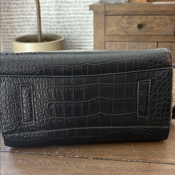 Givenchy Black Croc-Patterned Satchel - Picture 5 of 8